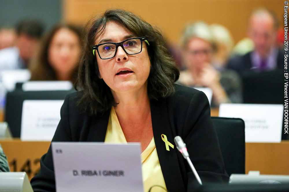 Diana Riba denuncia la sentència davant la comissària de Drets Humans del Consell d’Europa